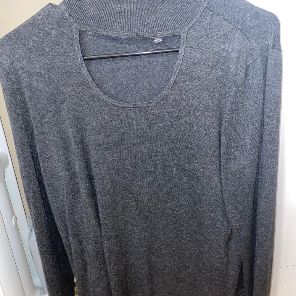 Long sleeve cut out dressy or casual top!